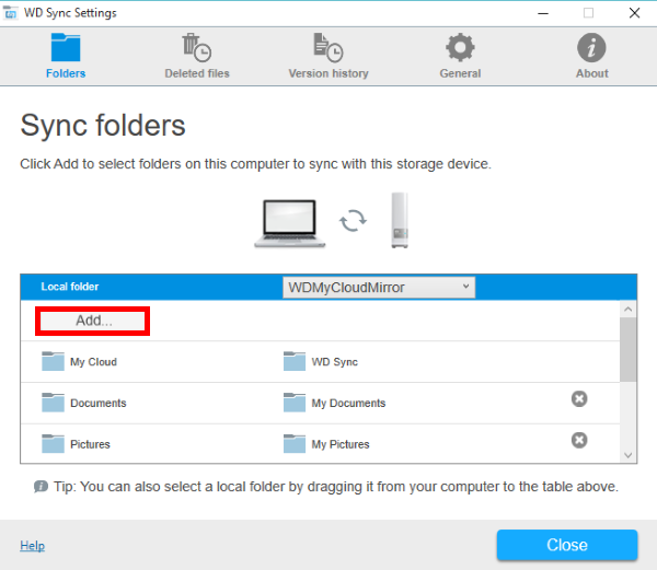 Wd sync software